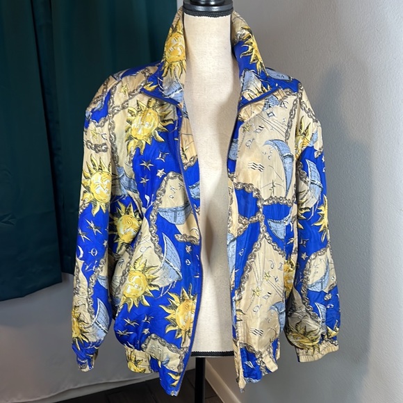 Shanghai Silk vintage bomber jacket celestial blue - Picture 14 of 16
